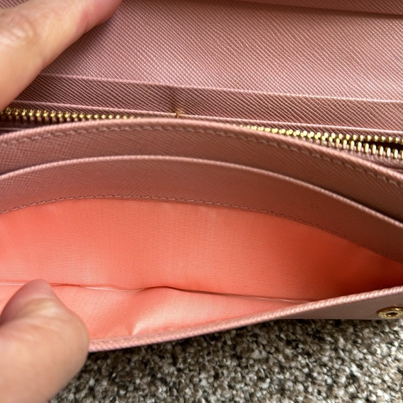 Prada Pink Saffiano Leather Wallet - Picture 8 of 12